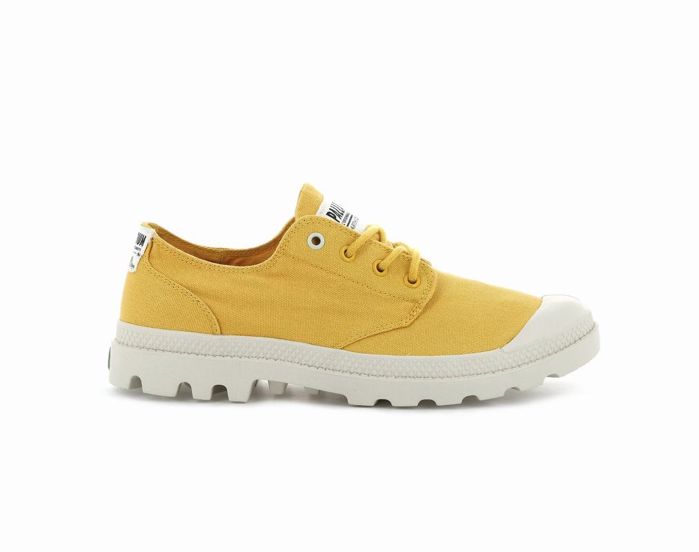 Zapatos Palladium Pampa Ox Organic Hombre - Amarillo ||VBUX-03582||